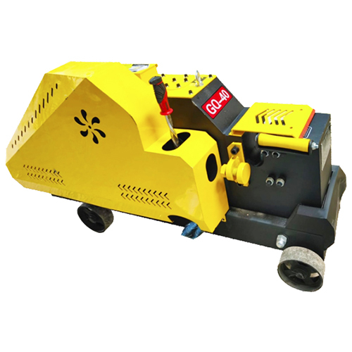 Gq40 Blackcat Rebar Cutting Machine With Phase Loss Preventer - Color: Yellow