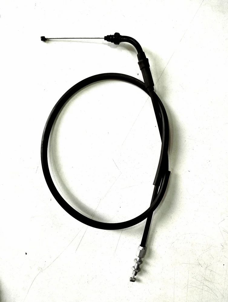 Bike Throttle Cable - Color: Black