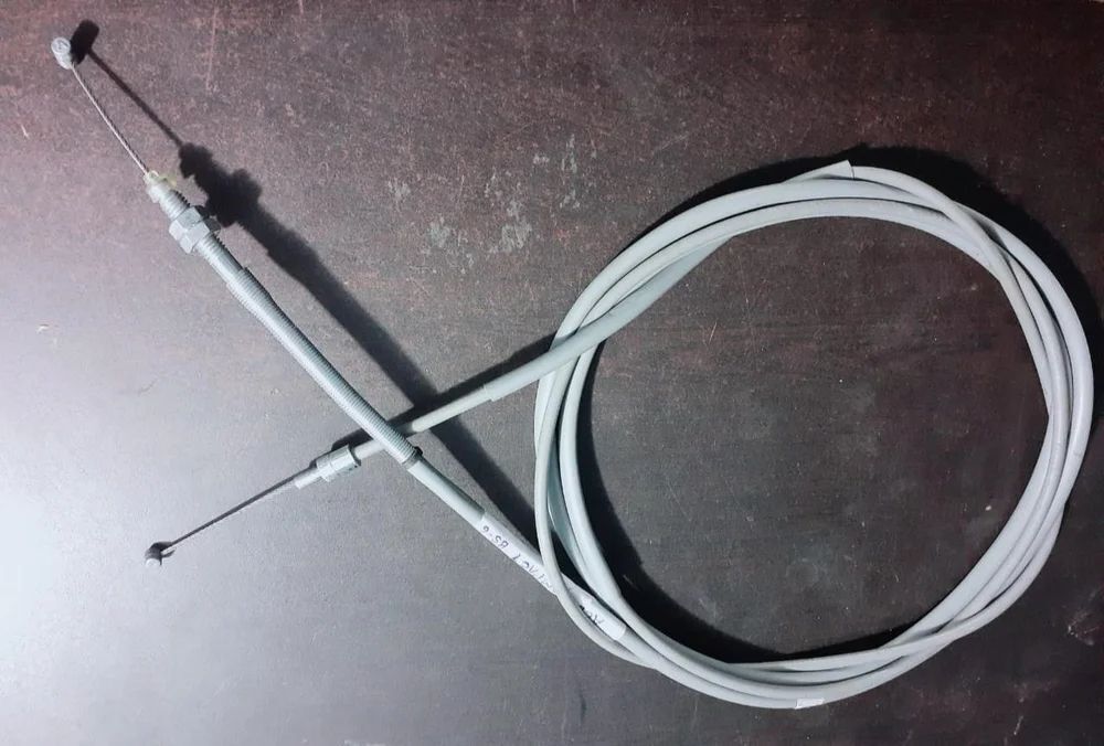 Bike Throttle Cable - Color: Black