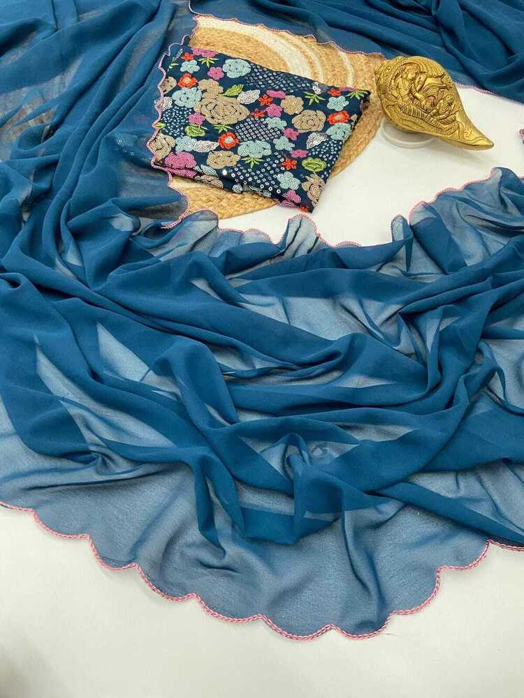 Heavy Georgette saree