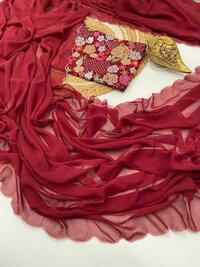 Heavy Georgette saree