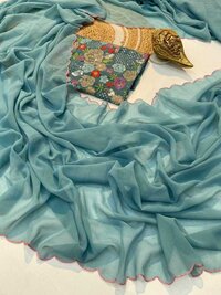 Heavy Georgette saree