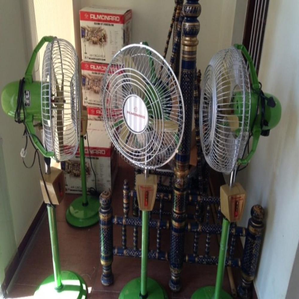 Industrial Fan Guard - Mild Steel, Manual Power Supply | Corrosion Free, Color Coated, White For Panel Fan Applications