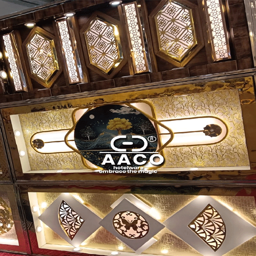 Stainless Steel Catering Display Counters - Color: Bronze
