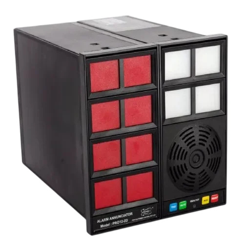 12 Window Alarm Annunciator With Inbuit Hooter - Color: Red