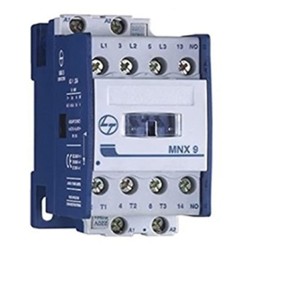 L&t Mnx 75 Series Power Contactor - Standard Size, Blue And White Color | Application: Automation, Single Phase, 50hz, Rated Voltage: 240v, 1-year Warranty