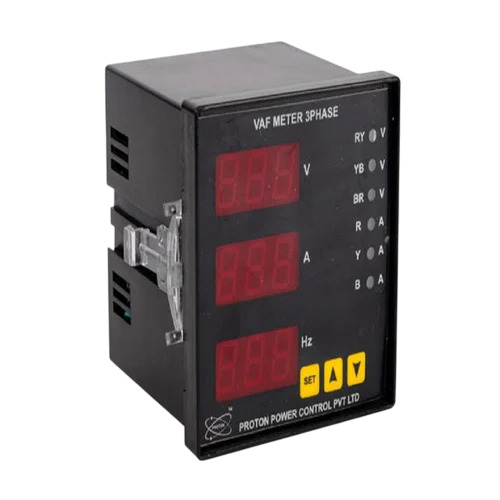 Vaf 3P Digital Panel Meter - Color: Black