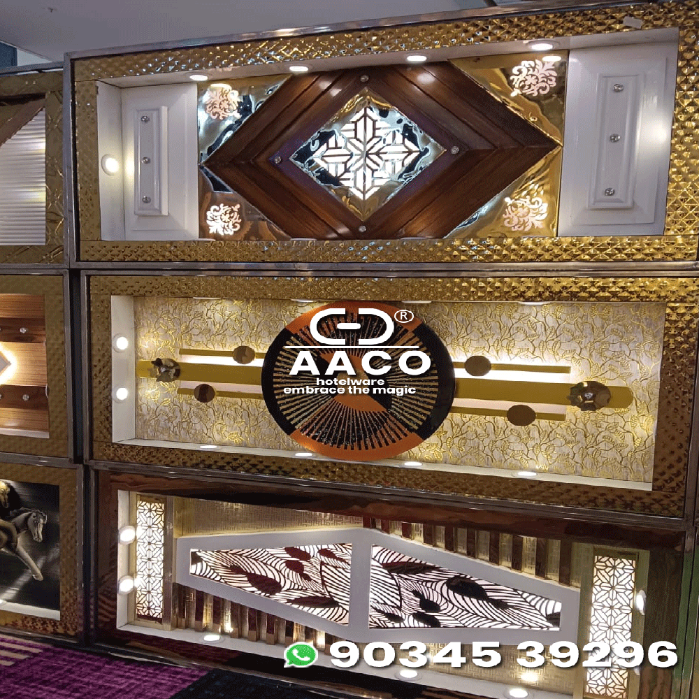 Stainless Steel Catering Display Counters - Color: Silver