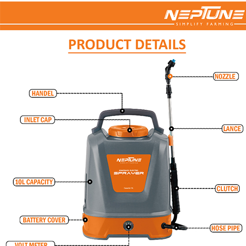 Neptune MAX-10 Battery Sprayer