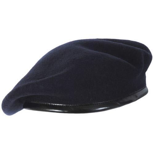 Mens Navy Blue Beret Cap - Age Group: Adult