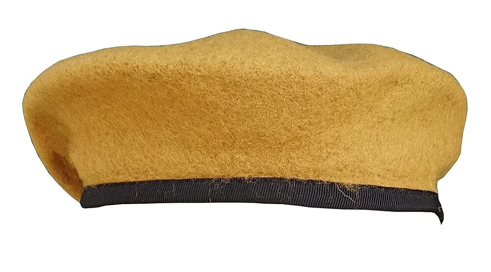 Yellow Beret Cap - Age Group: Adult