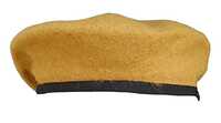 Yellow Beret Cap - Age Group: Adult