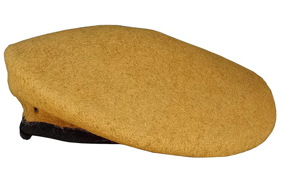 Yellow Beret Cap - Age Group: Adult