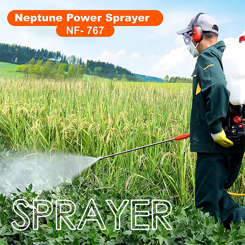 Dual Action Farming Combo Power Sprayer + 12 Teeth Seeder