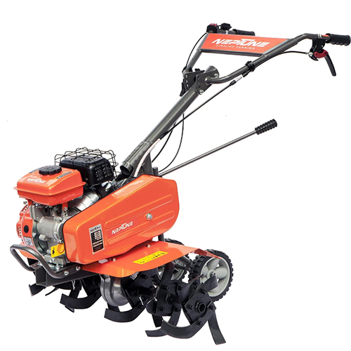 Neptune Nc-100 Heavy Duty Power Tiller (Rotary ,Cultivator, Weeder) With 4 Stroke 98 Cc Rato 3hp Engine - Color: Orange And Black