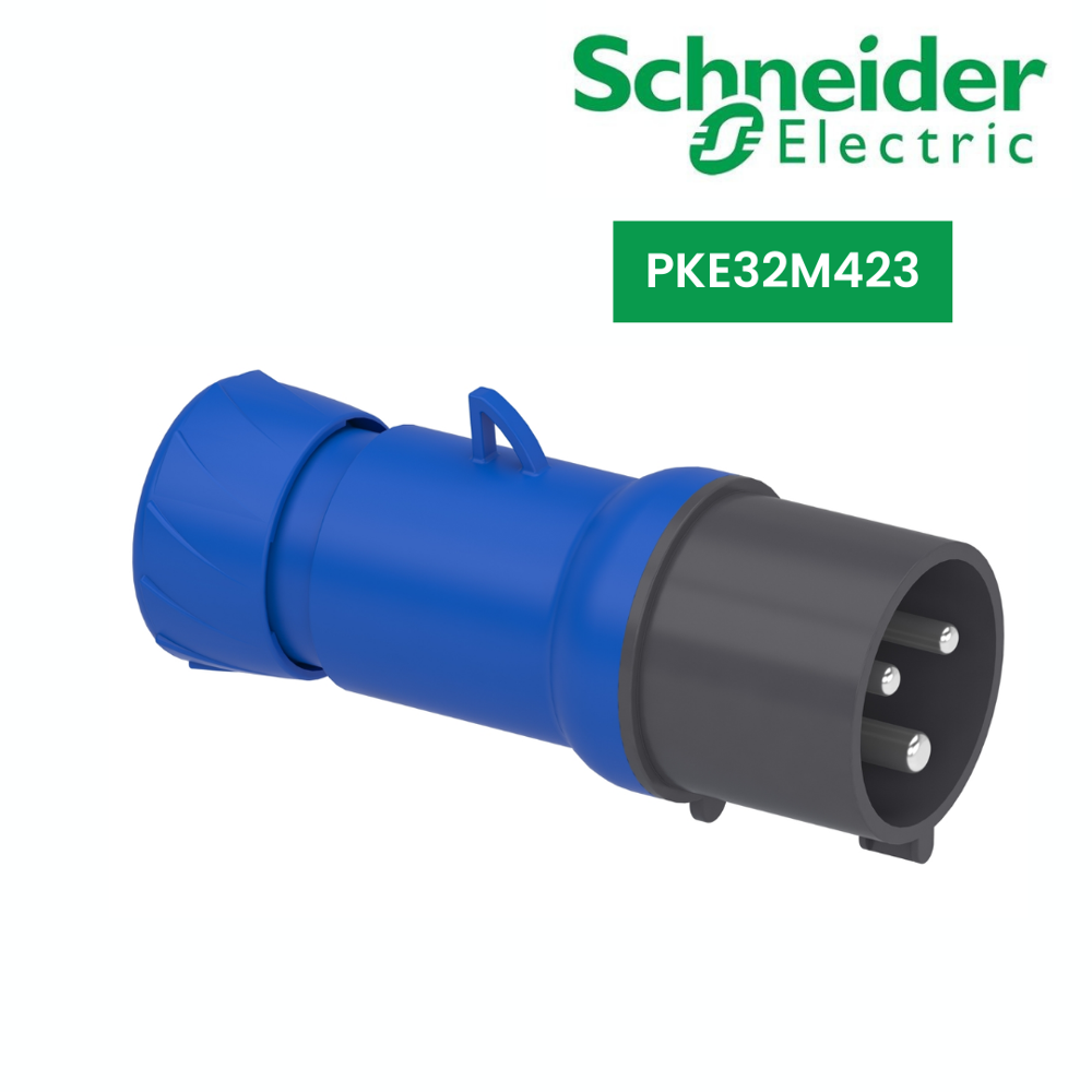 PKE32M423-PratiKa wander plug - straight - 32 A - 2P + E - 200...250 V AC - IP44