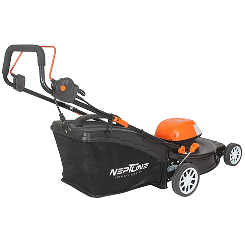Neptune 1800W Electric Lawn Mower 18 Inch Blade Grass Cutting Machine with 50L Grass Catcher Box