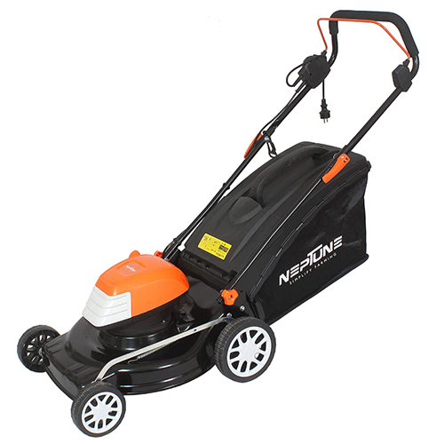 Neptune 1800W Electric Lawn Mower 18 Inch Blade Grass Cutting Machine with 50L Grass Catcher Box