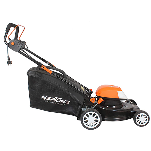 Neptune 1800W Electric Lawn Mower 18 Inch Blade Grass Cutting Machine with 50L Grass Catcher Box