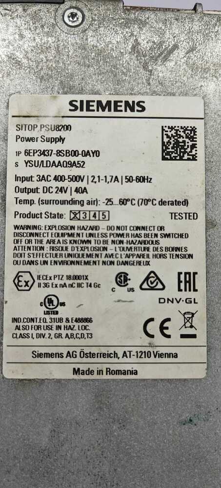 SIEMENS 6EP3437-8SB00-0AY0