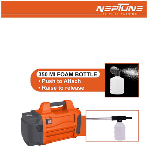 Neptune High Pressure Car Washer, 2000 Watts, 135 Bars, 12 L