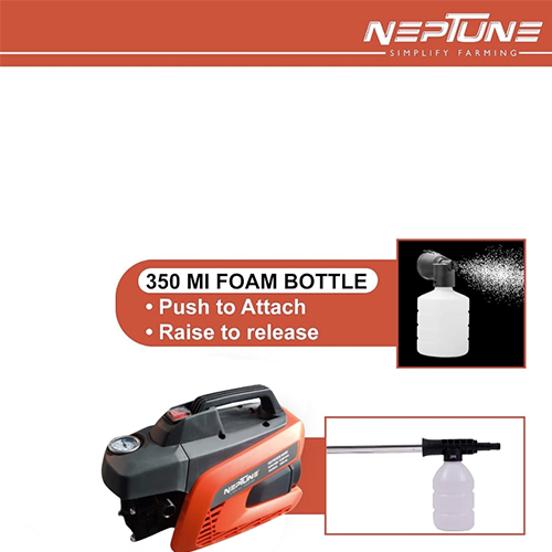 Neptune High Pressure Car Washer, 1600 Watts, 100 Bars, 10l - Color: Orange And Black