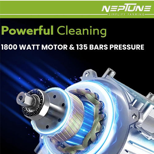 Neptune High Pressure Car Washer, 1800 Watts, 135 Bars, 10 L
