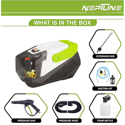 Neptune High Pressure Car Washer, 1800 Watts, 135 Bars, 10 L