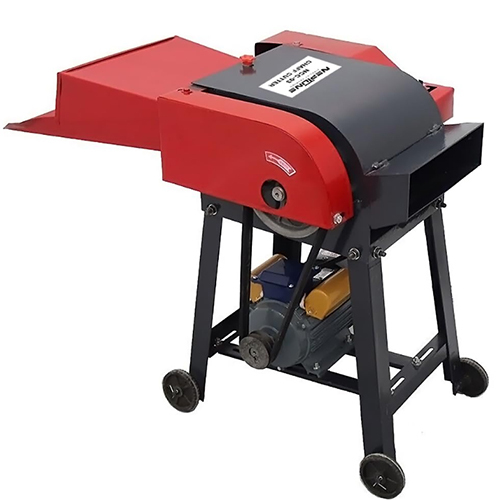 Neptune Portable Chaff Cutter Machine, Professional Chaff Cutter Machine With 3 Hp Motor - Color: Red And Black