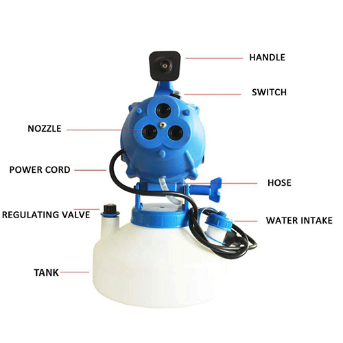 Ulv-8000 Cold Fogger - Tank Capacity: 4 Liter (L)