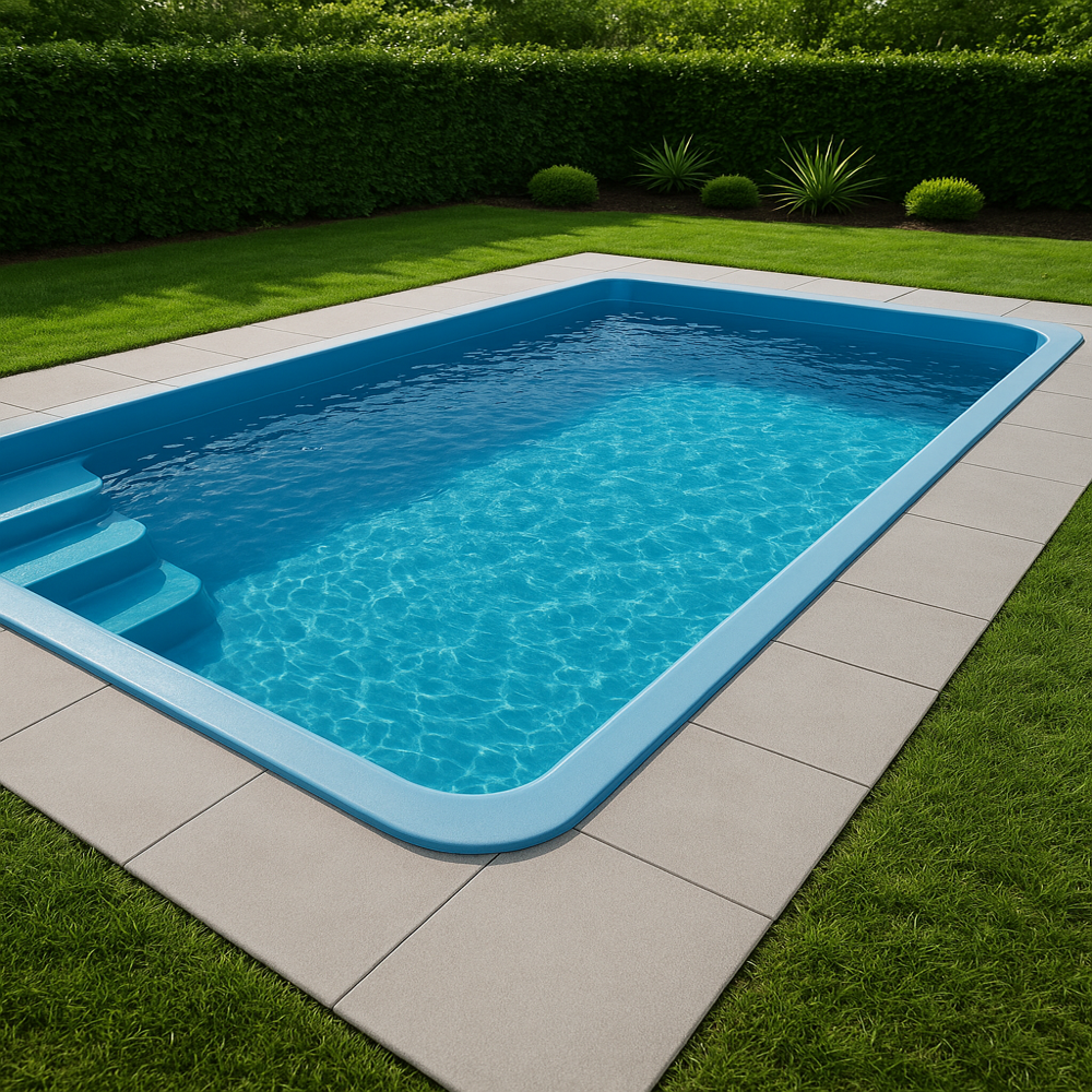 Jacuzzi Swimming Pool - Color: Blue