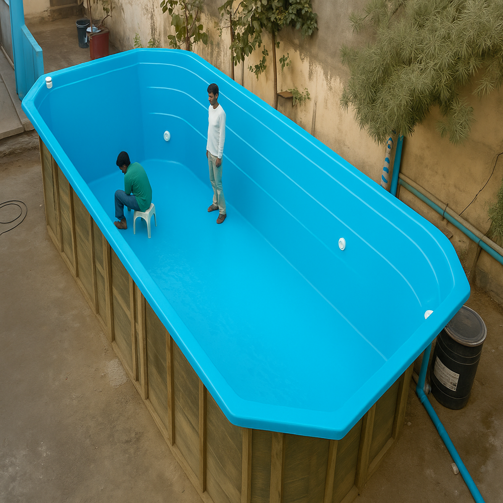 Jacuzzi Swimming Pool - Color: Blue