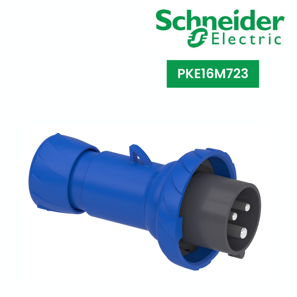 PKE16M723-PratiKa wander plug - straight - 16 A - 2P + E - 200...250 V AC - IP67