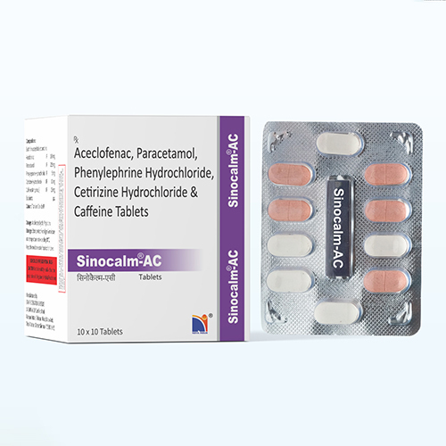 Sinocalm-Ac Tablets - Drug Type: General Medicines