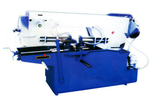 175Mm Hydraulic Bandsaw Machine - Color: Blue & White
