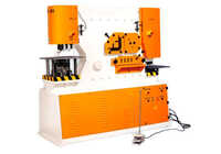 Riw-60 Hydraulic Ironworker Machine - Color: Yellow & White