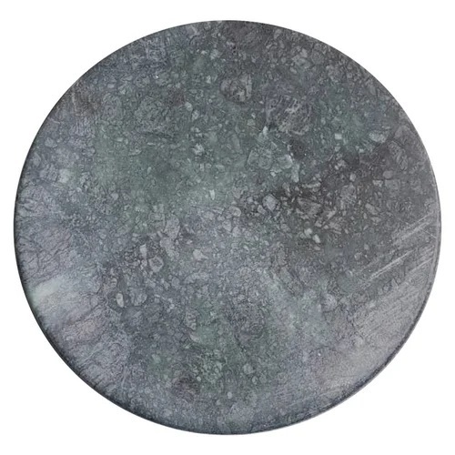 9Inch Grey Marble Round Chakla - Warranty: 6-12 Month