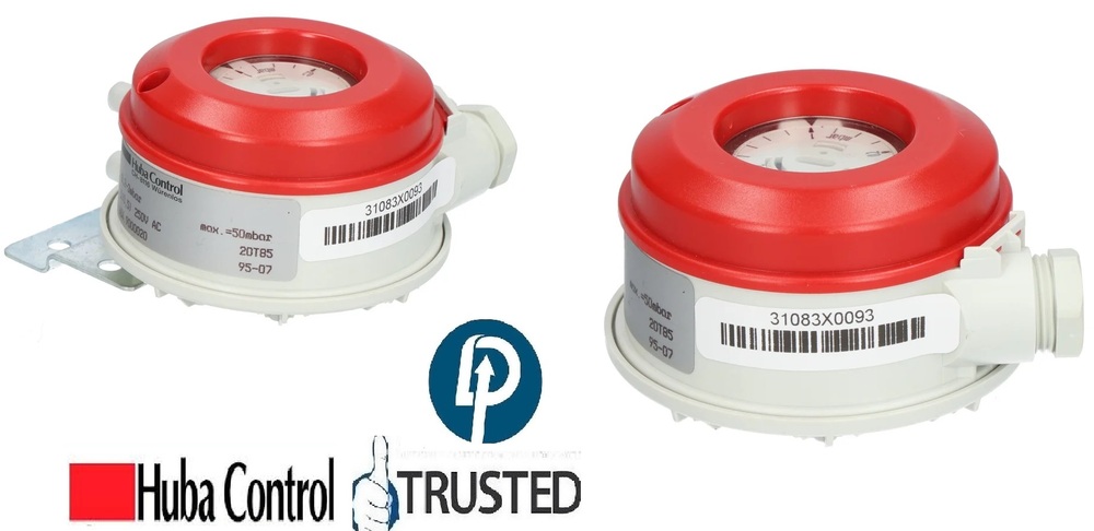 Huba Control Differential Pressure Switch Model 604.99957 Range:  0.2....3 Mbar