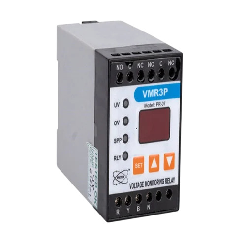 Vmr-3P Pr-07 Voltage Monitoring Relay - Color: Black