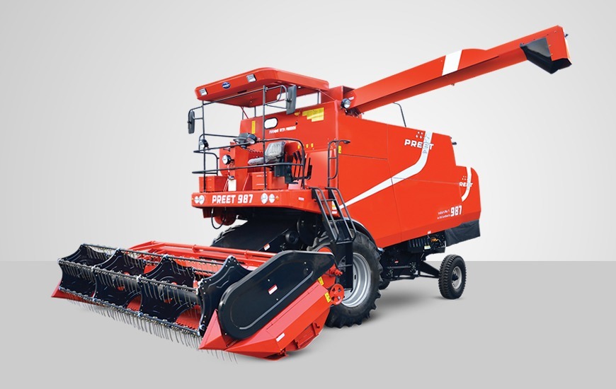 Preet 987 14 Feet Combine Harvester