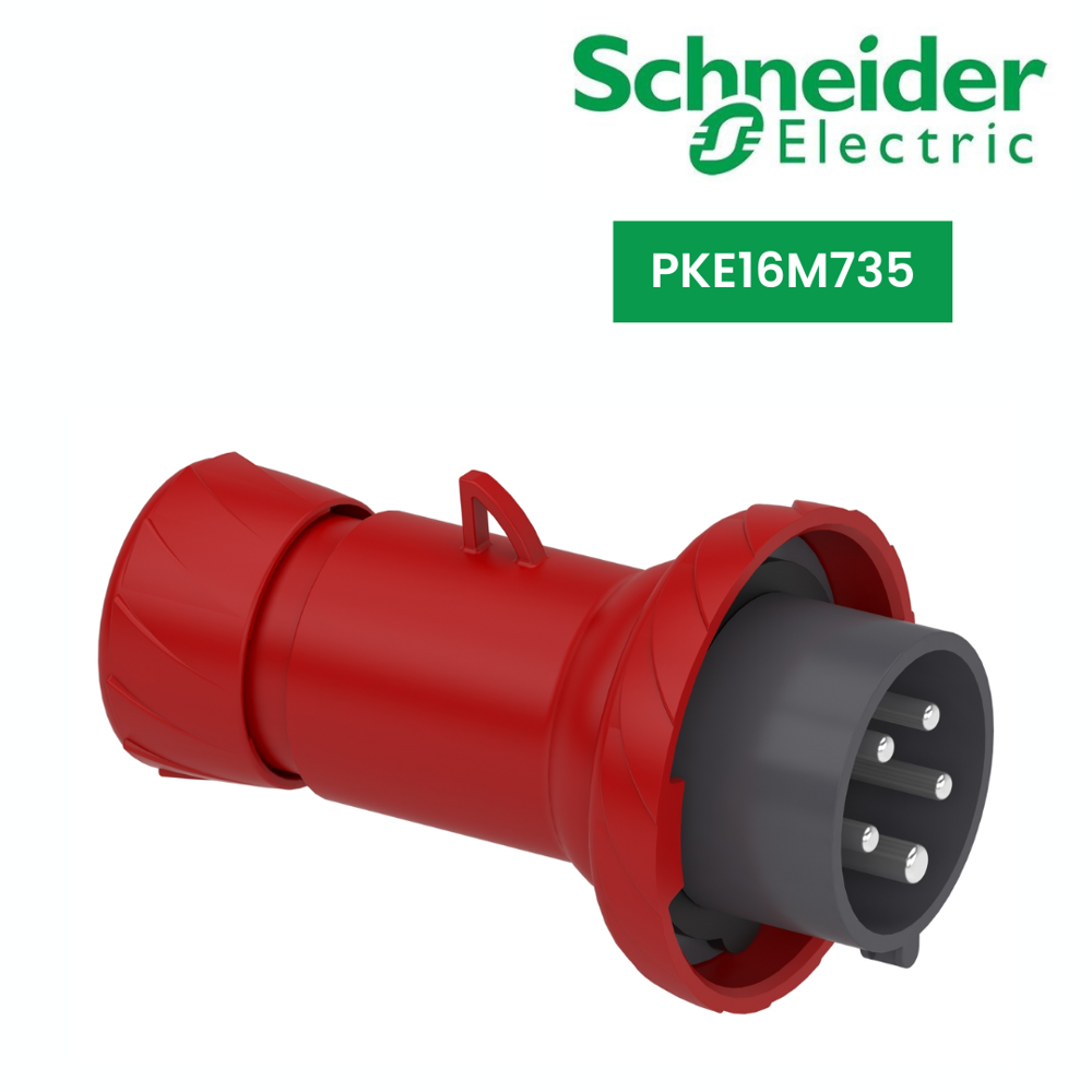 PKE16M735-PratiKa wander plug - straight - 16 A - 3P + N + E - 380...415 V AC - IP67