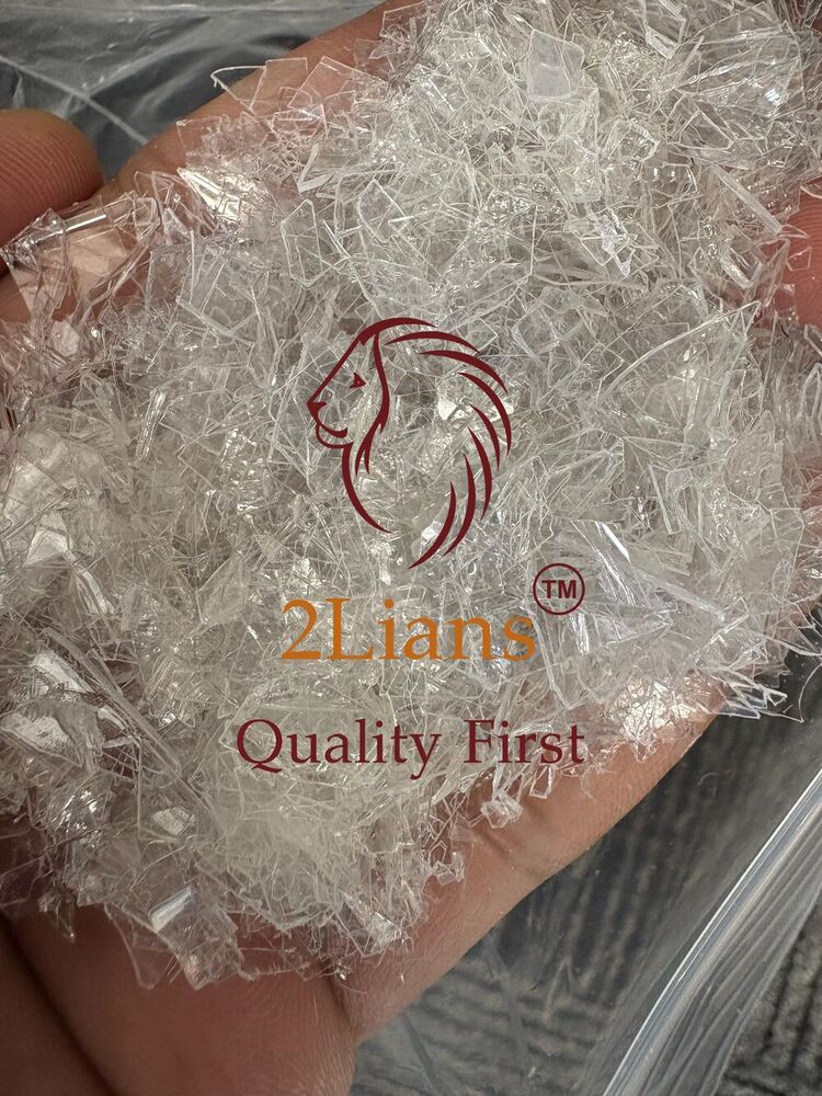 Amorphous Pet Flakes Clear - Shape: Pellet