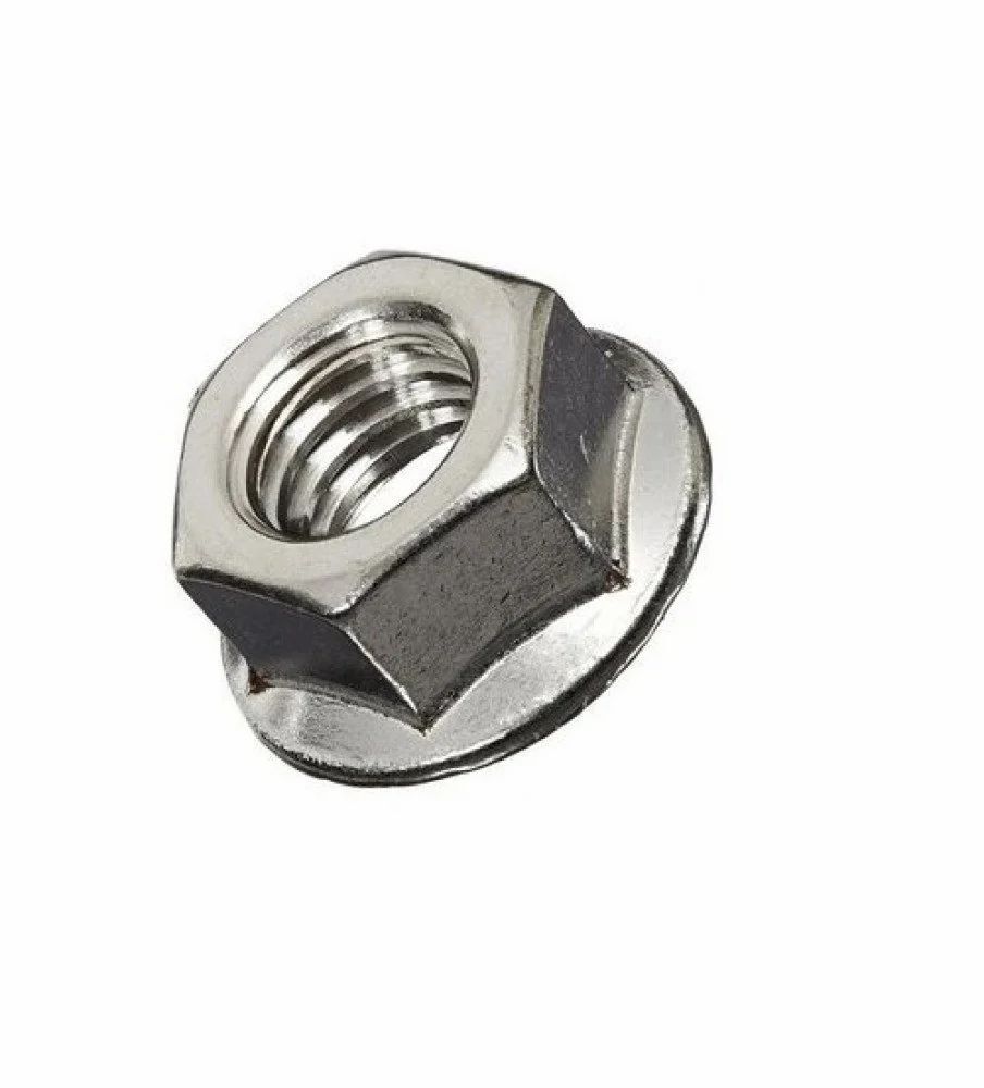 Flange Nuts - Color: Silver