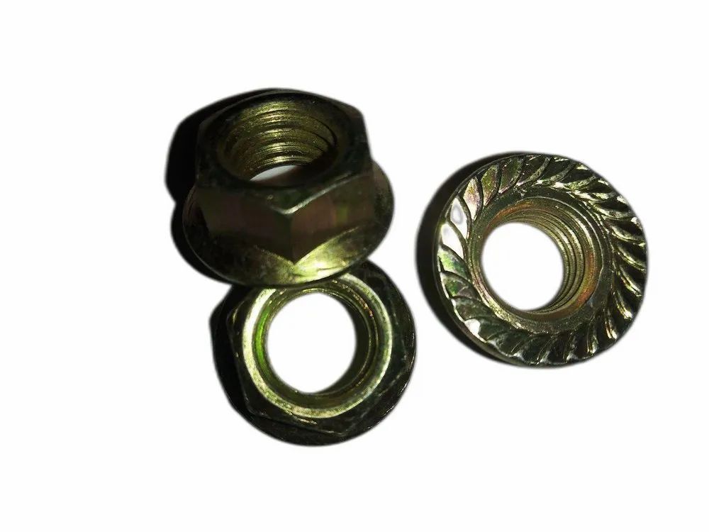 Flange Nuts - Color: Silver