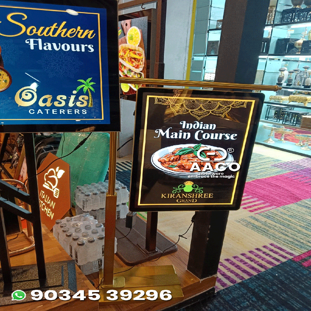 Aluminum LED Menu Board