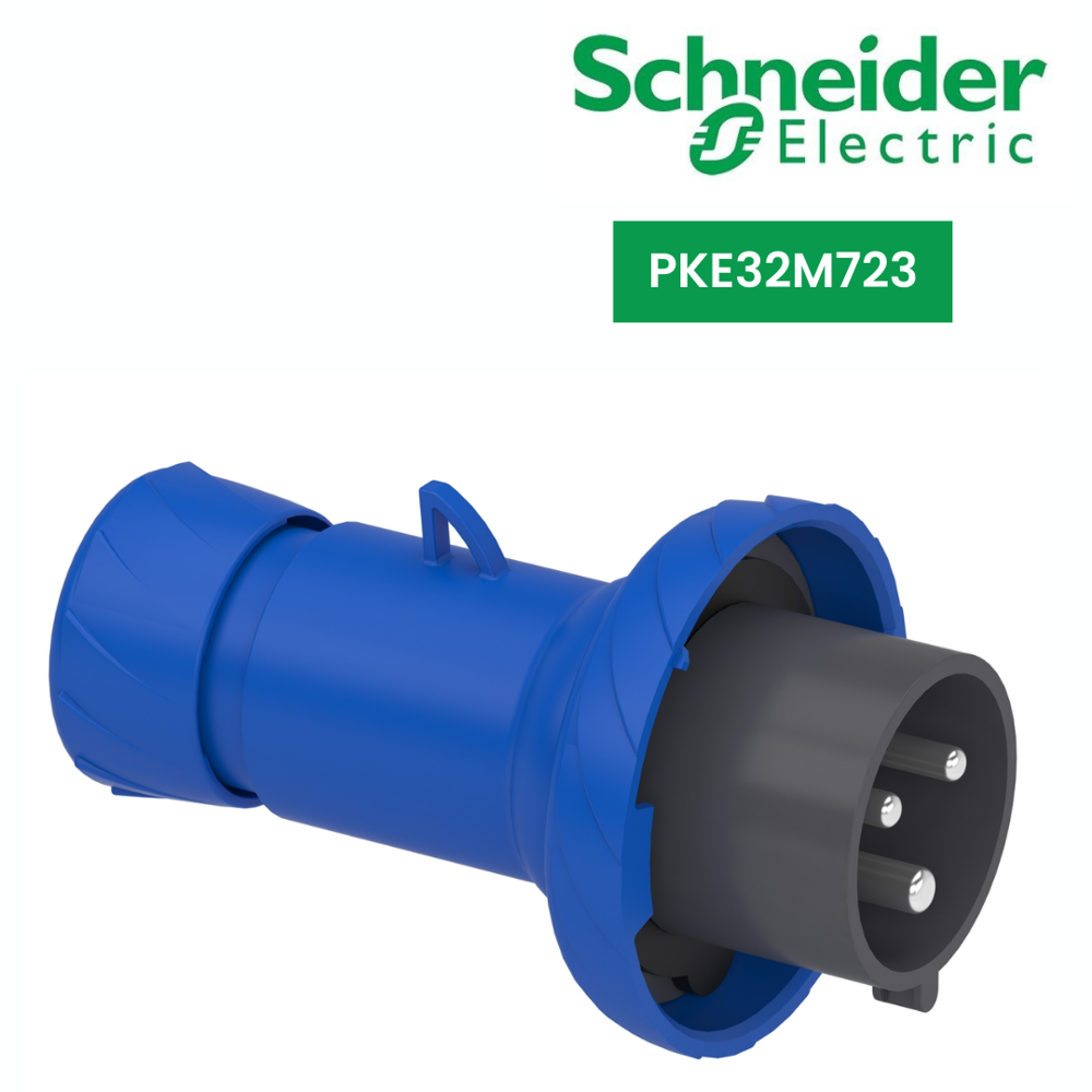 PKE32M723-PratiKa wander plug - straight - 32 A - 2P + E - 200...250 V AC - IP67