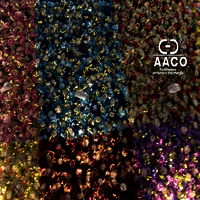 collection of multi-colored flower sequins