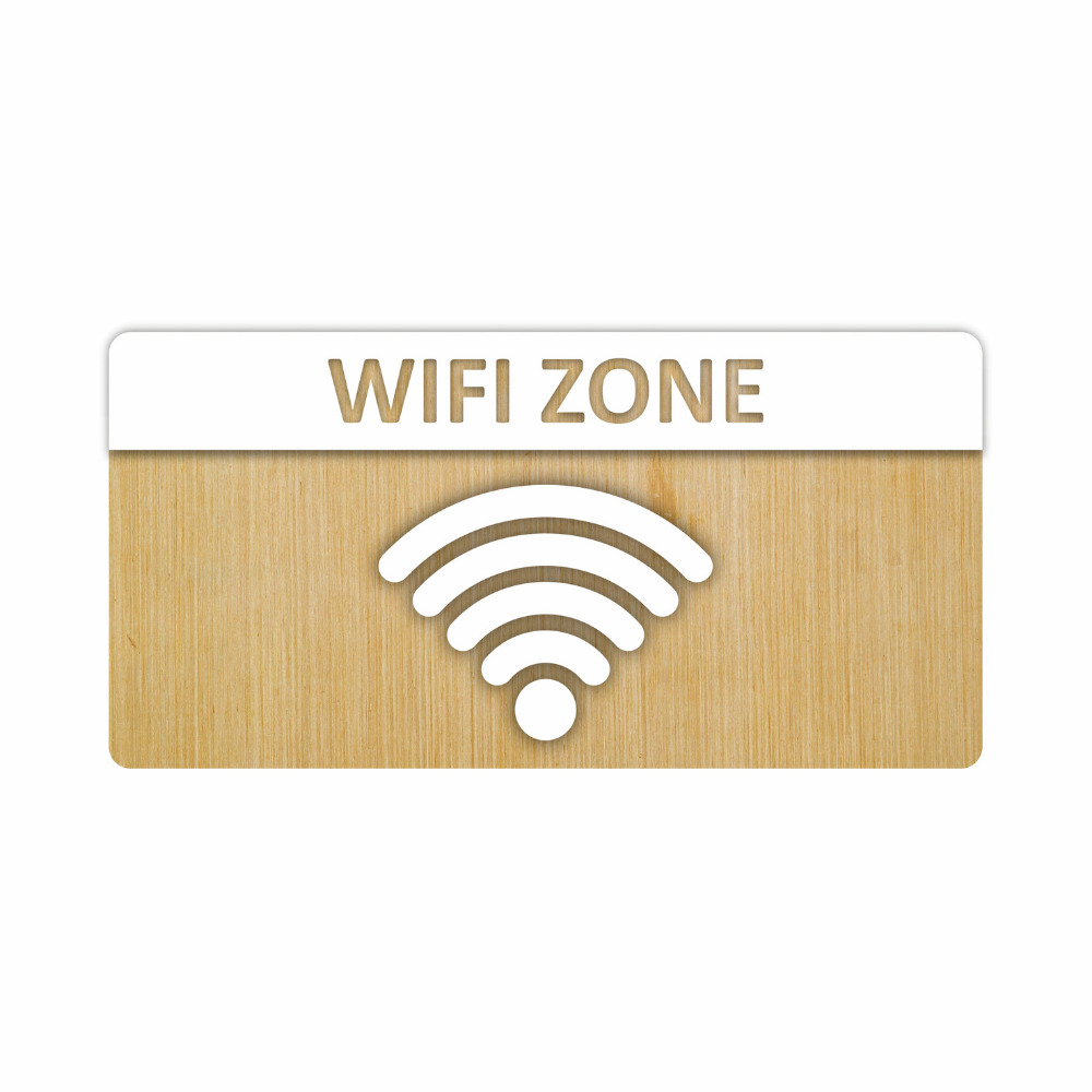 Wifi Zone Braille Signage - Application: Indoor