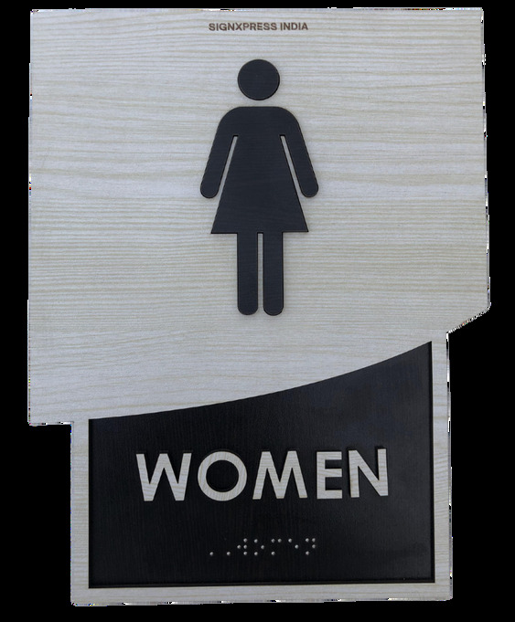 Mdf Braille Sign - 104 - Application: Indoor