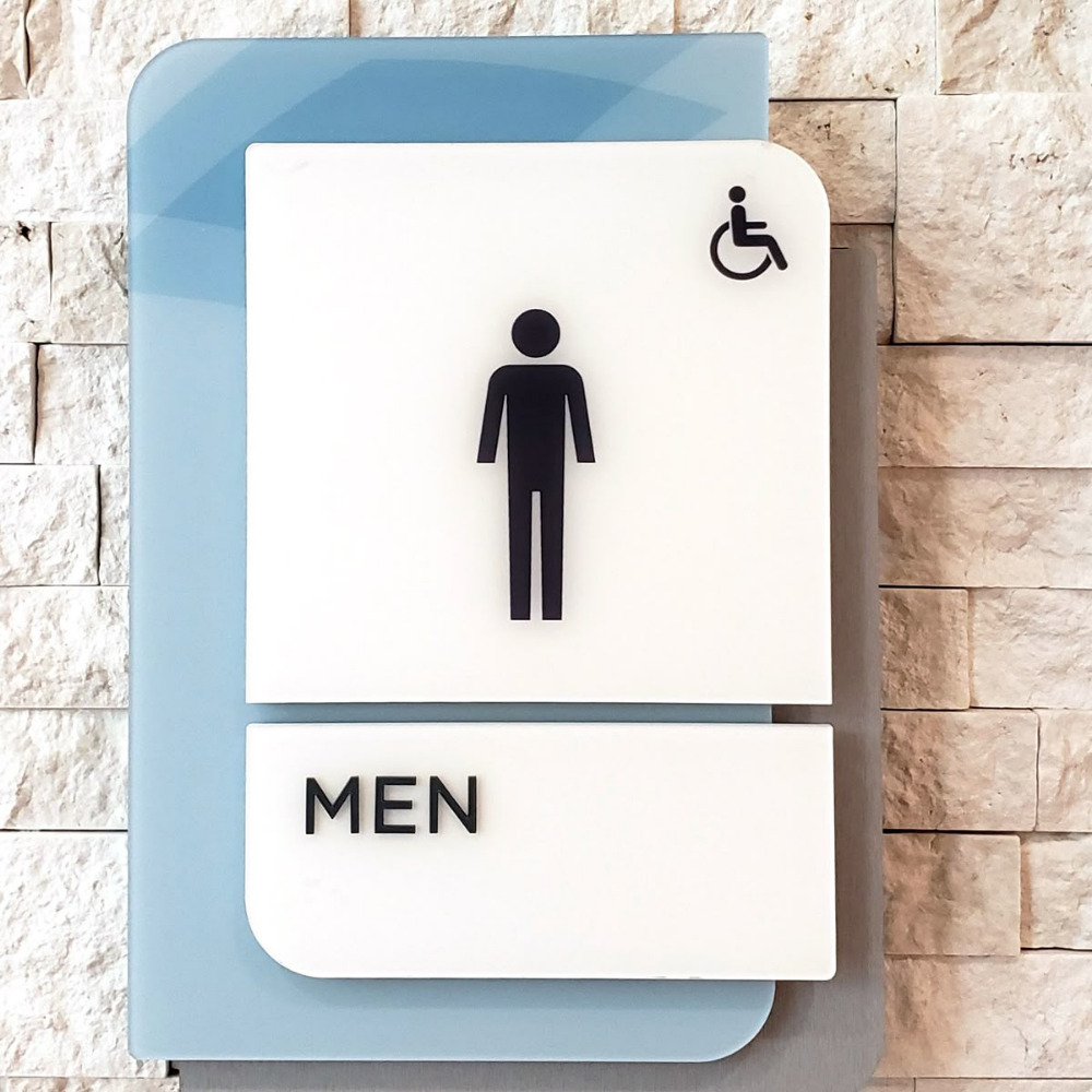 Acrylic Room Number Sign - Application: Advertisement